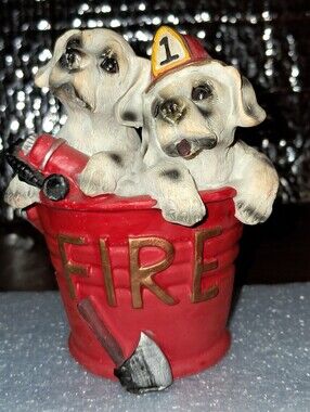 DALMATIONS in BUCKET table decor